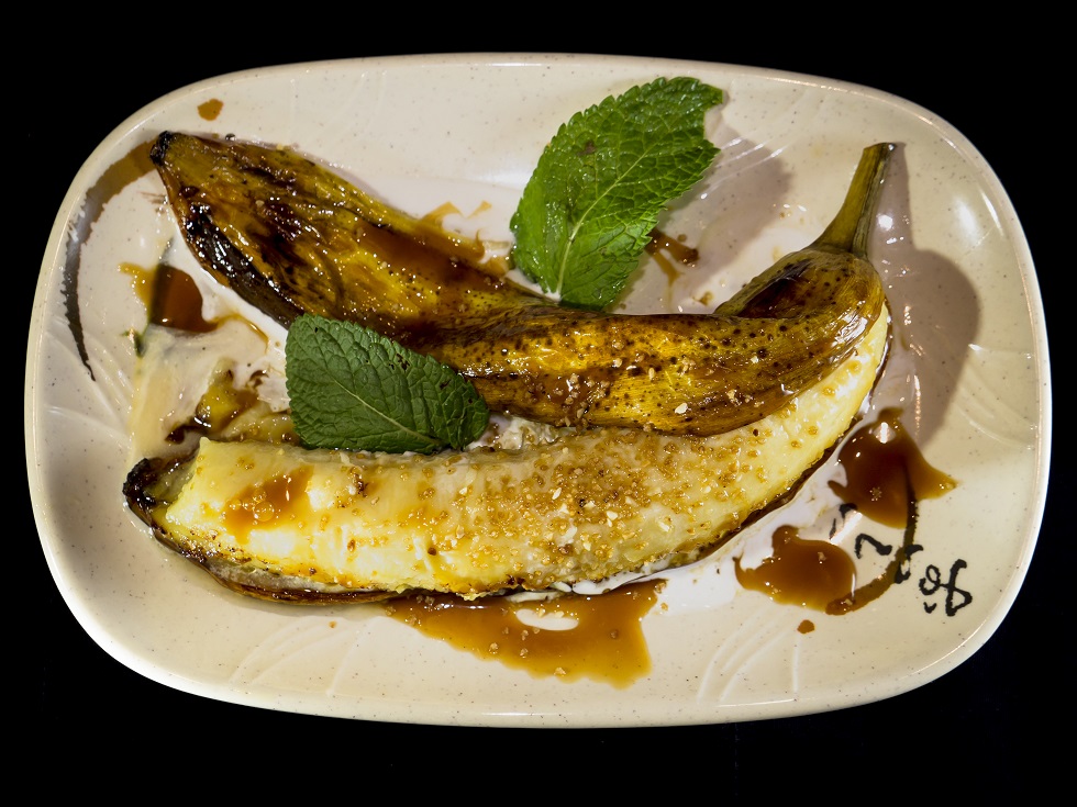 Grilled Banana with Caramel กล้วยทอด