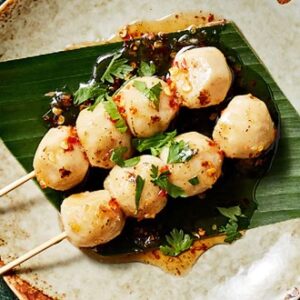 Look Chin Thod ลูกชิ้นทอด Fried Meatballs