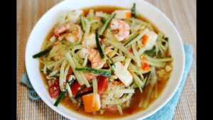 Tam Teng ตำแตง Cucumber Salad